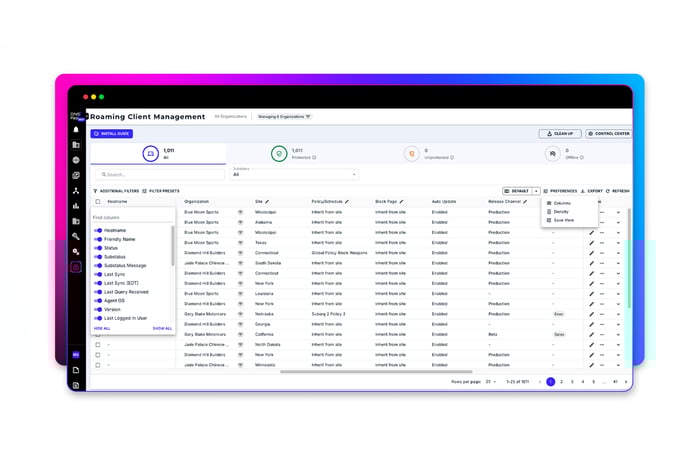 Roaming Client Management