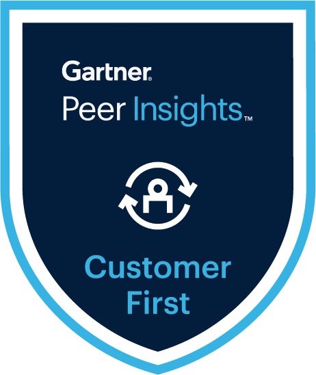 Gartner Peer Insights Customer First badge for DNSFilter