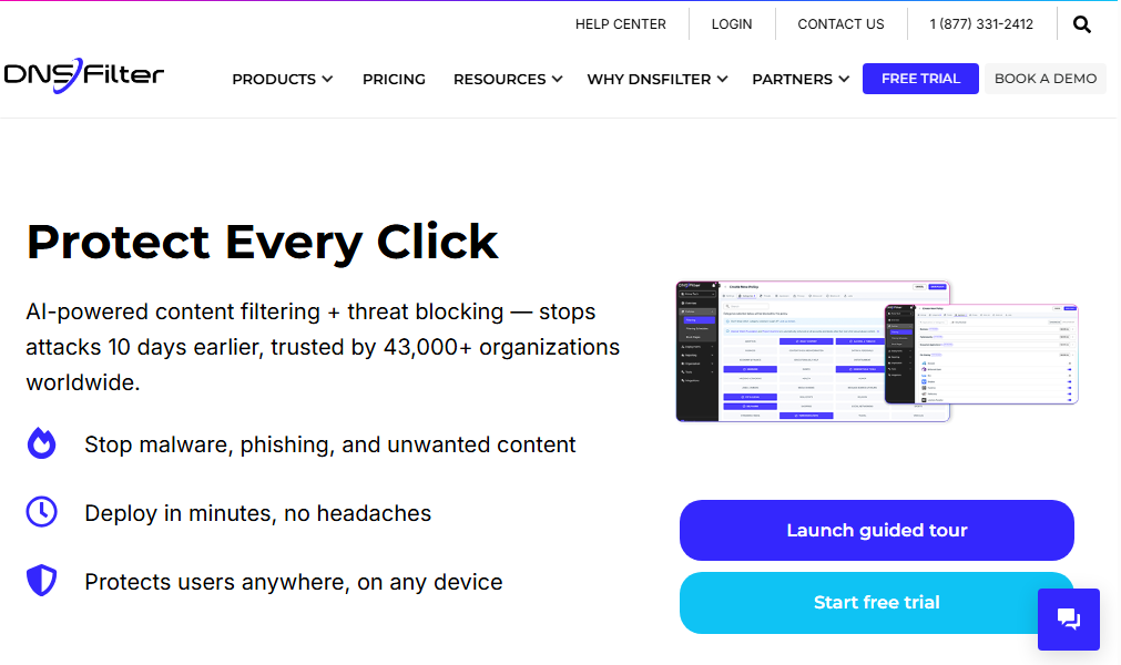 DNSFilter Protect Every Click