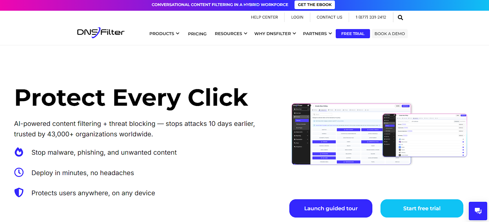 DNSFilter Protect Every Click