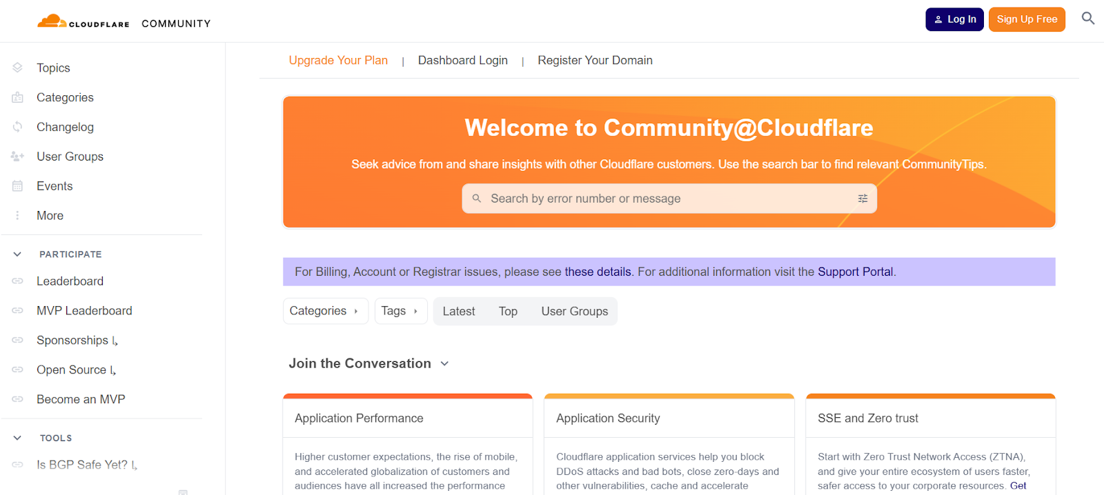 Cloudflare Community