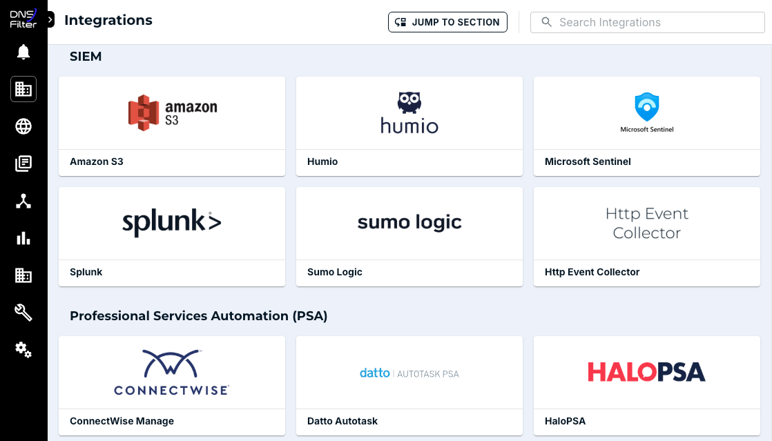 DNSFilter Integrations
