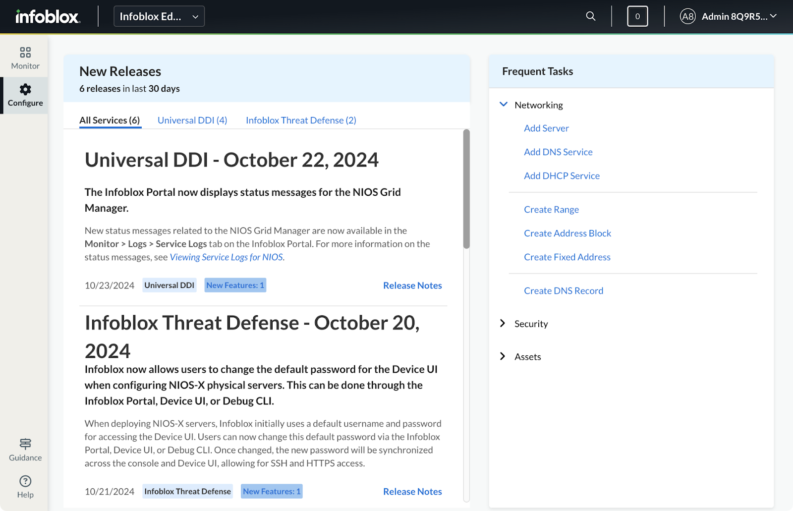 Infoblox Universal DDI and Threat Defense
