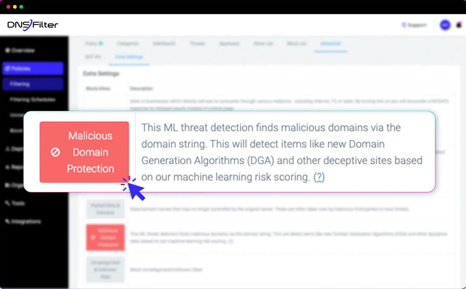 Malicious Domain Protection