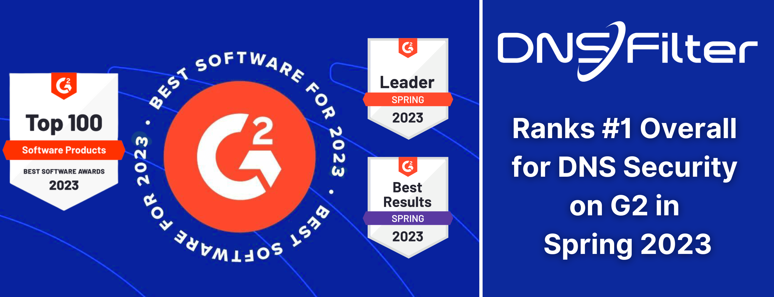 DNSFilter Ranks #1 Overall for DNS Security on G2 in Spring 2023