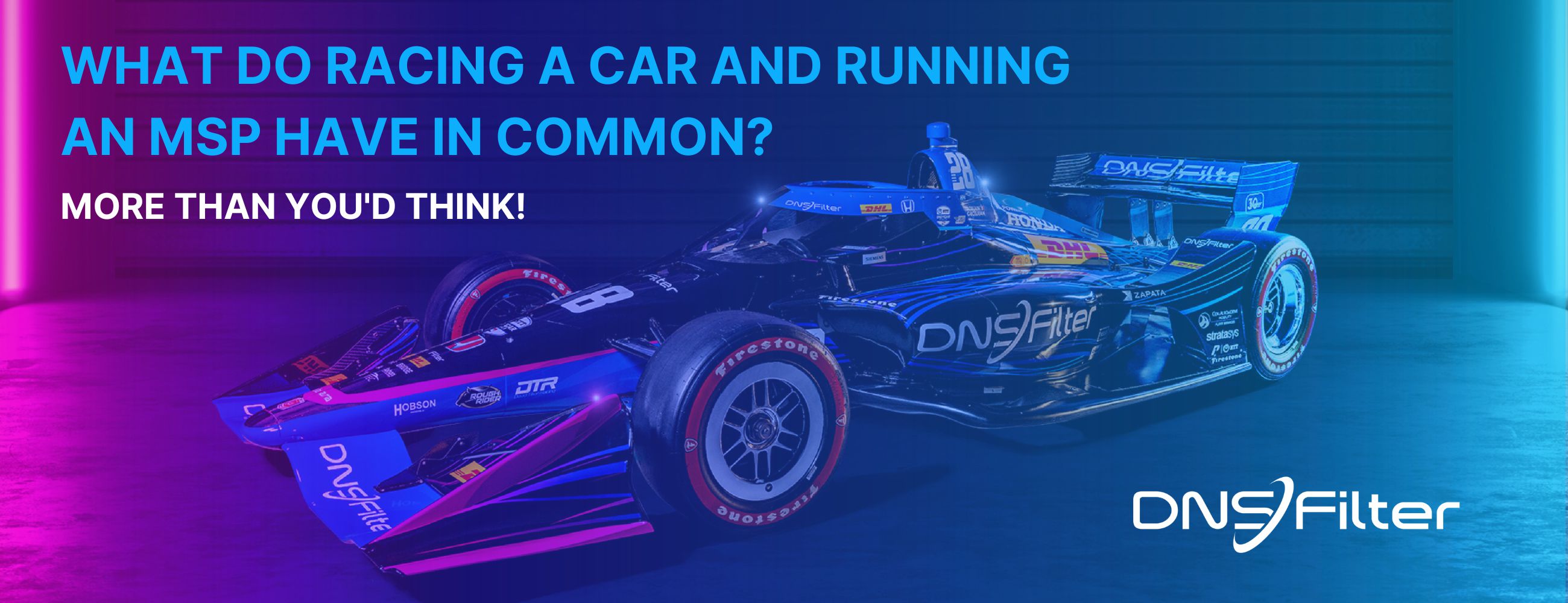 What Do Racing a Car and Running an MSP Have In Common? More Than You'd Think!