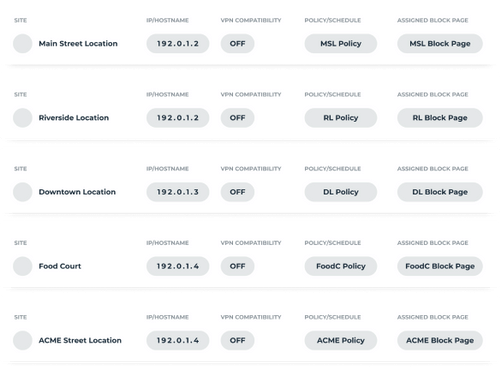 Pricing screen
