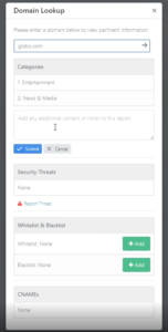 domain lookup