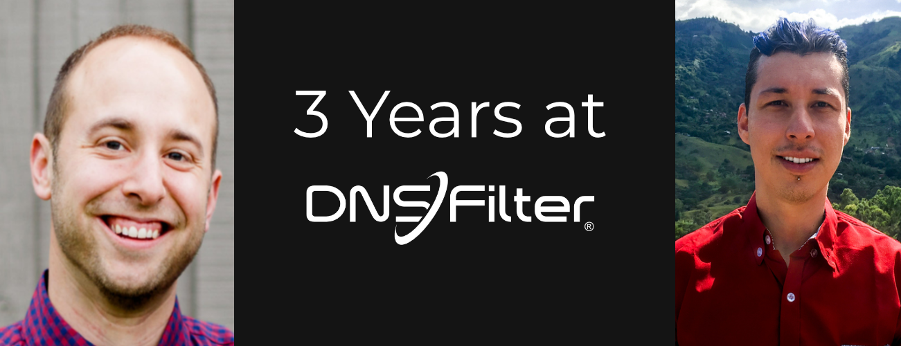 3 Years at DNSFilter: Celebrating Josh and JP