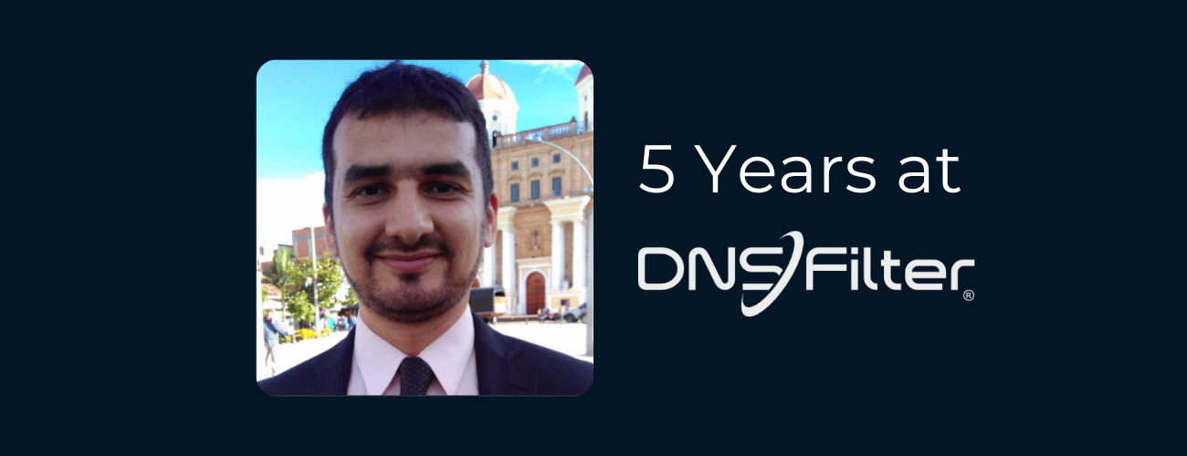 Celebrating 5 Years at DNSFilter: Daniel Areiza