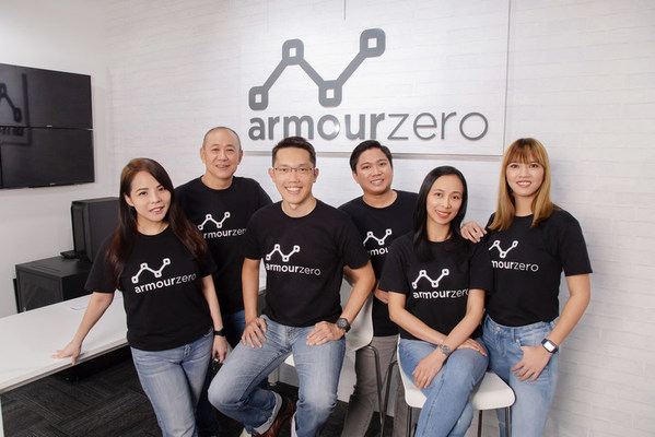 The cavalry behind ArmourZero. (From left) Vivian Wong, Michael Ong, Tho Kit Hoong, Bushra Iskandar, Jamrah Othman and Nadia Ishak