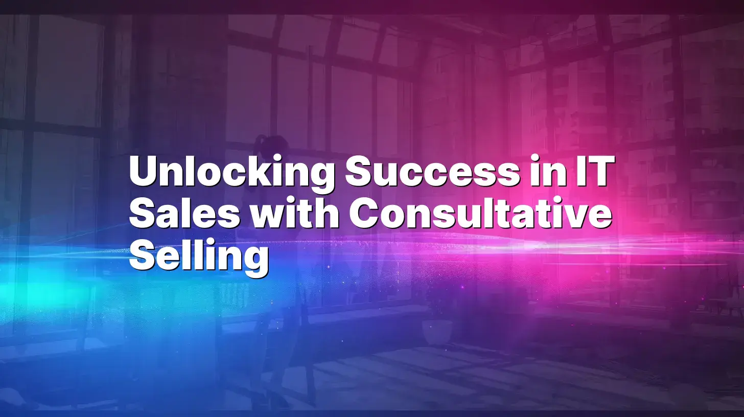 Unlocking Success in IT Sales with Consultative Selling